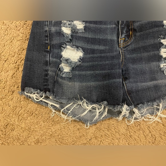 American Eagle Outfitters high rise shortie jeans size 4 - Picture 3 of 8